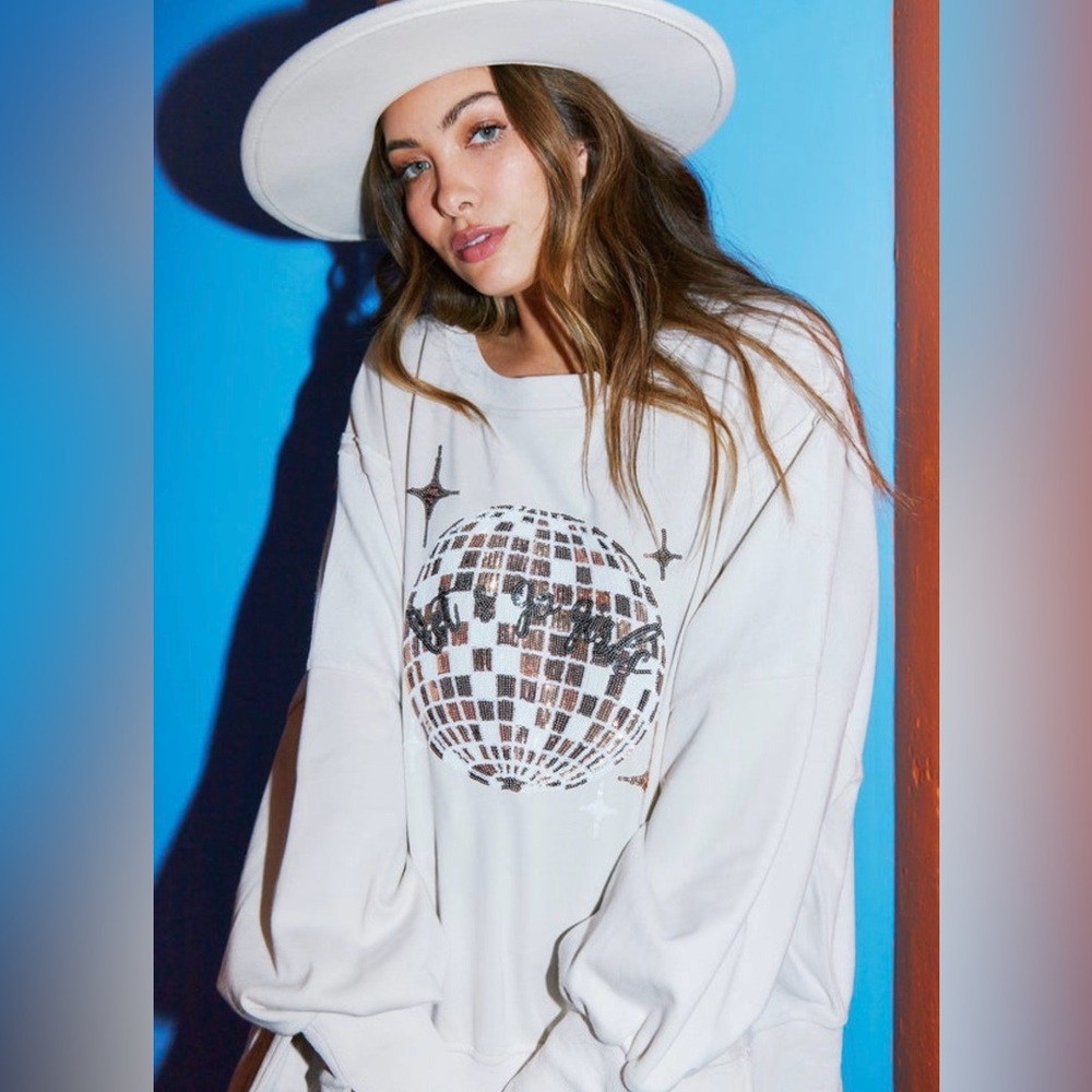 Fantastic Fawn ‘Camden’ Inspired Disco Sweatshirt Size Large